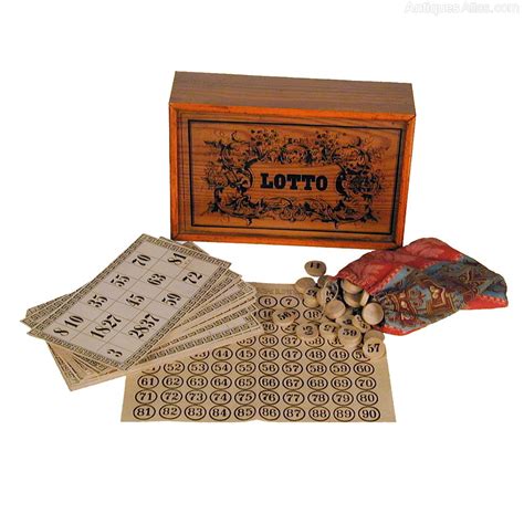 Antique Lotto Game .